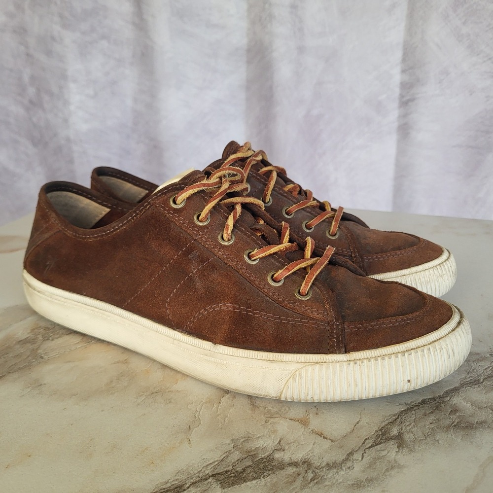Frye Miller Low Sneakers Brown Men's Size 10.5